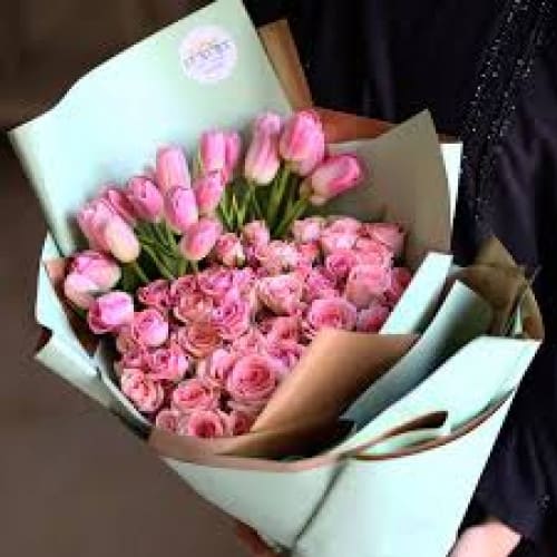 Rosy Delight | Green Wrap